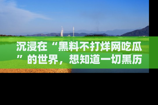沉浸在“黑料不打烊网吃瓜”的世界,想知道一切黑历史与内幕信息的网站!