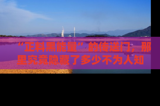 “正料黑能量”的传送门,那里究竟隐藏了多少不为人知的秘密?