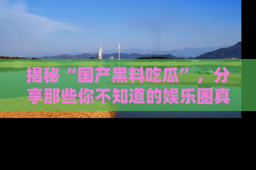揭秘“国产黑料吃瓜”,分享那些你不知道的娱乐圈真实内幕!