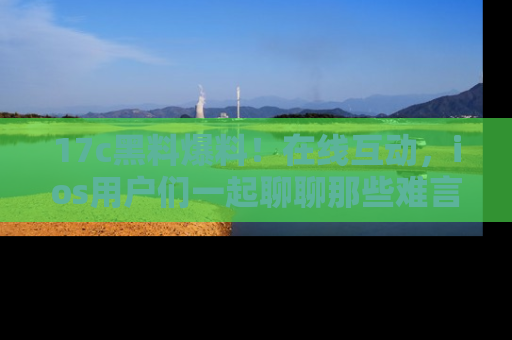17c黑料爆料!在线互动,ios用户们一起聊聊那些难言之隐吧!