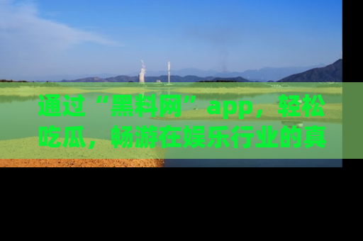 通过“黑料网”app，轻松吃瓜，畅游在娱乐行业的真实世界！