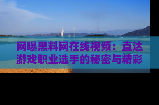 网曝黑料网在线视频:直达游戏职业选手的秘密与精彩动漫片段!