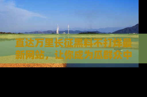 直达万里长征黑料不打烊最新网站,让你成为瓜群众中的资深吃瓜客!