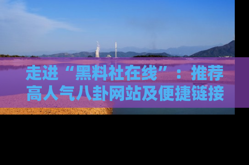 走进“黑料社在线”:推荐高人气八卦网站及便捷链接的全面指南
