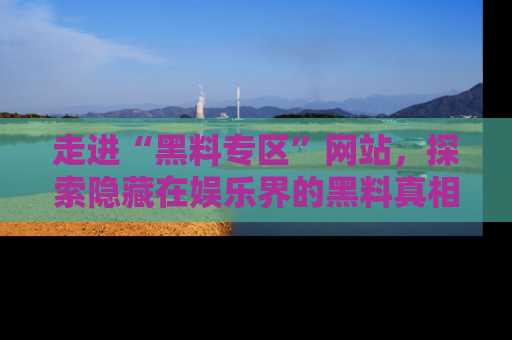走进“黑料专区”网站,探索隐藏在娱乐界的黑料真相