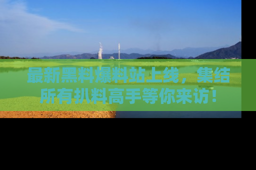 最新黑料爆料站上线,集结所有扒料高手等你来访!